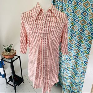 Vintage Men's Short Sleeve Shirt by Brookby Knits (size M)